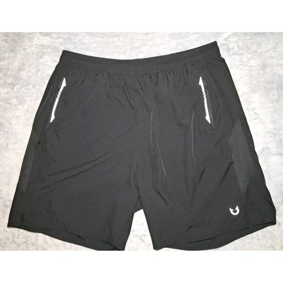 NORTHYARD Athletic Training Workout Shorts Black Lightweight Quick Dry Mens XL - Picture 1 of 10